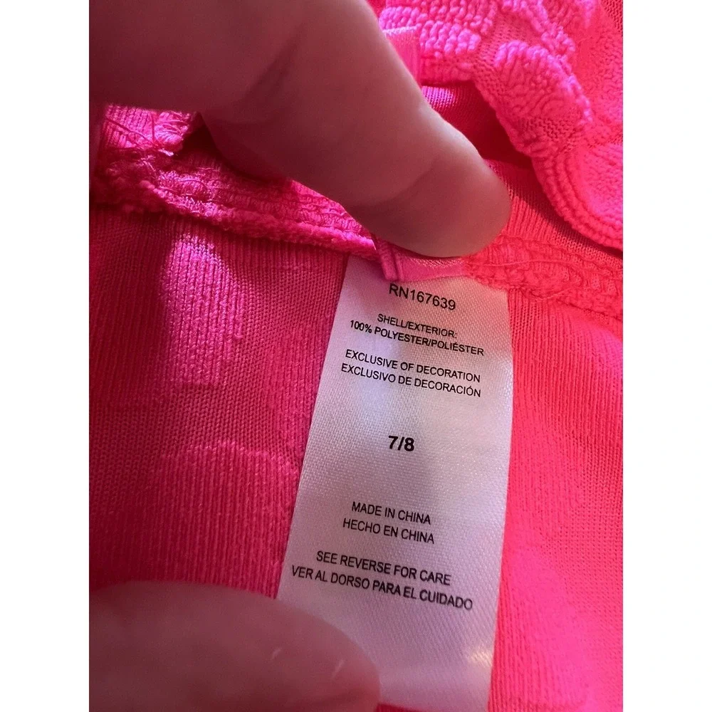 BETSEY JOHNSON Girl's Kid's Size 7-8 Cover Up Two‎ Piece NEW UPF 50+